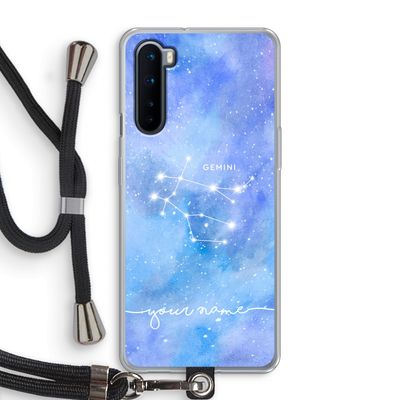 Sterrenbeeld - Licht: OnePlus Nord Transparant Hoesje met koord