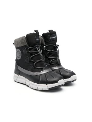 Geox Kids bottines Flexyper AB - Noir