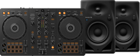 Pioneer DJ DDJ-FLX4 + Pioneer DJ DM-40D-BT Zwart - thumbnail
