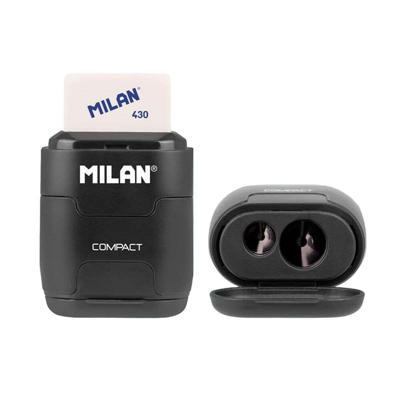 Puntenslijper Milan compactserie especial shadow Zwart Natuurlijk rubber