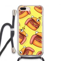 Hamburger: iPhone 7 PLUS Transparant Hoesje met koord