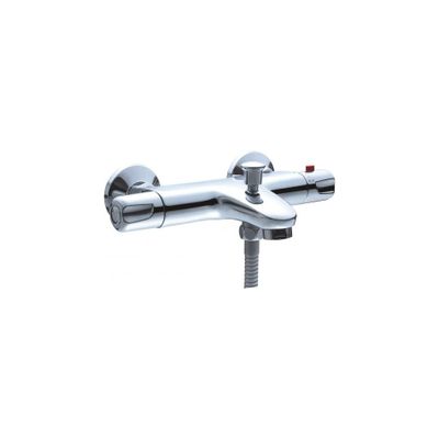 Sanimar Siena Bad/Douchethermostaat 26x12.5x7.4 cm Messing Chroom