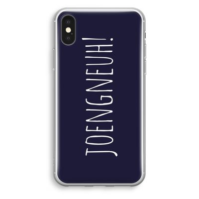 Joengneuh!: iPhone XS Transparant Hoesje