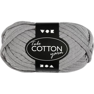 Creativ Company Textielgaren, l: 45 m, grijs, 100 gr/ 1 bol