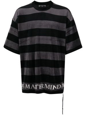 Mastermind World polo en tissu éponge à logo imprimé - Noir