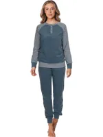 Pastunette dames pyjama Badstof - NOS - Warme winter pyjama bordeaux