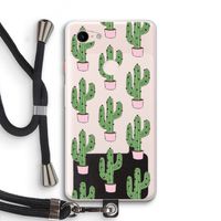 Cactus Lover: Pixel 3 XL Transparant Hoesje met koord