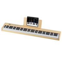 88 Toetsen Digitale Piano Draagbaar Volledige Formaat Elektrisch Keyboard Lichtbruin