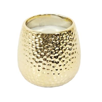 Home Deco Factory Geurkaars - White Musk - goud - D8 cm - 25 branduren - sierkaars
