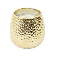 Home Deco Factory Geurkaars - White Musk - goud - D8 cm - 25 branduren - sierkaars