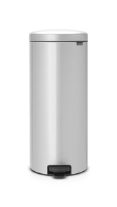 Brabantia newIcon pedaalemmer 30 liter met kunststof binnenemmer - Metallic Grey