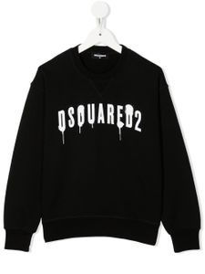 DSQUARED2 KIDS sweat à logo imprimé - Noir