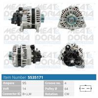 Meat Doria Alternator/Dynamo 5535171 - thumbnail