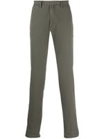 Briglia 1949 pantalon chino slim à fermeture dissimulée - Vert