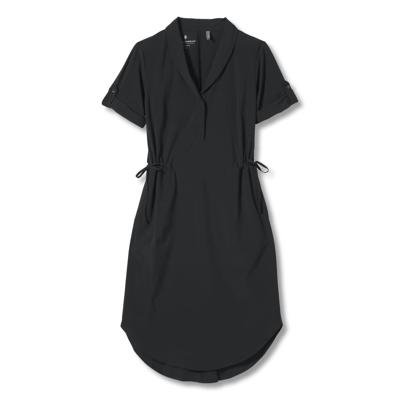 Royal Robbins Spotless Traveler S/S Jurk Dames Jet Black L