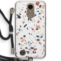Terrazzo N°4: LG K10 (2017) Transparant Hoesje met koord