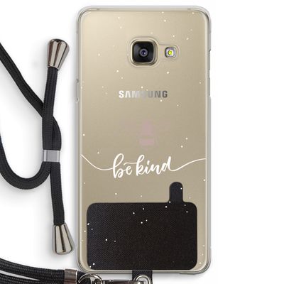 Be(e) kind: Samsung Galaxy A3 (2016) Transparant Hoesje met koord