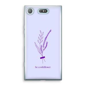 Be a wildflower: Sony Xperia XZ1 Compact Transparant Hoesje