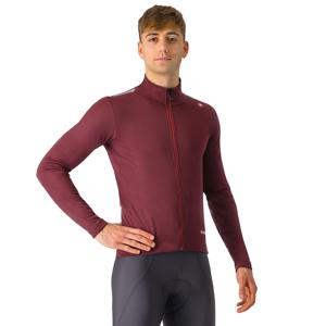 Castelli Espresso air jacket lange mouw deep bordeaux heren L