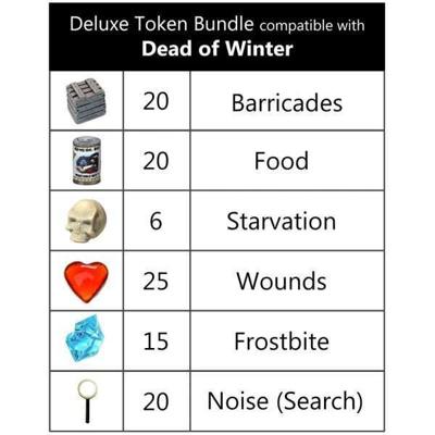 Dead of Winter Deluxe Tokens Bundle
