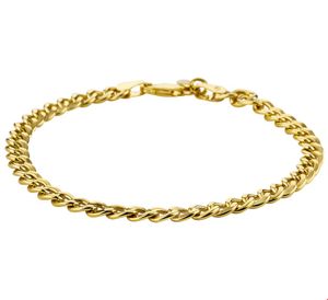 Ketting Zilgold Gourmetschakel geelgoud-zilveren kern 5 mm