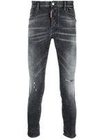 DSQUARED2 jean skinny à effet usé - Gris - thumbnail