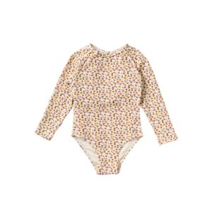 Salted Stories zomer badpak meisjes - geel - Flower bud