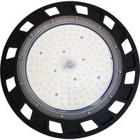 LED UFO High Bay - Aigi Uvomi - 150W - MEAN WELL Driver - Magazijnverlichting - Helder/Koud Wit 5700K - Waterdicht IP65 - Aluminium - thumbnail