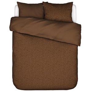 Essenza Dekbedovertrek Belen Chestnut-2-persoons (200 x 200/220 cm)