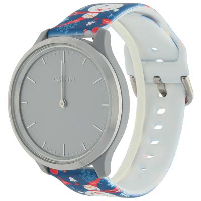 Polar Print Sport Band - Kerst Sneeuwpop Blauw Polar Print Sport Band - Kerst Sneeuwpop Blauw