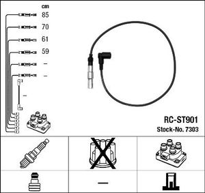 Bougiekabelset RCST901