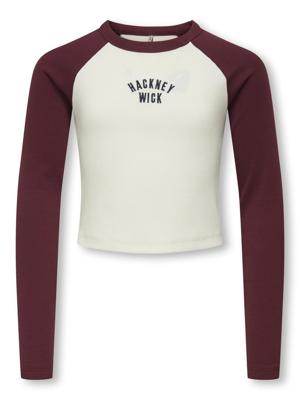 Kids ONLY winter top meisjes - paars - KogBina - slim fit, longsleeve