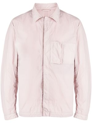Ten C veste zippée à poche poitrine - Rose