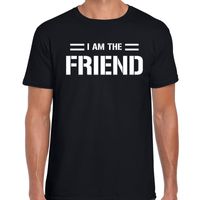 I am the friend t-shirt zwart heren