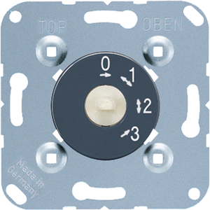 Jung ventilatorschakelaar 0-1-2-3 basiselement 101-4 8750076