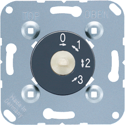 Jung ventilatorschakelaar 0-1-2-3 basiselement 101-4 8750076
