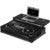 UDG U91077BL Ultimate Flight Case Black Plus voor Pioneer DDJ-REV7 (met wielen en laptop-shelf)