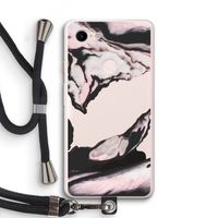 Roze stroom: Pixel 3 XL Transparant Hoesje met koord