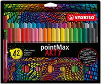 Viltstift STABILO pointmax Arty etui ÃƒÆ' 42 kleuren