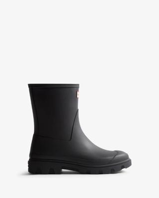 Hunter Downpour Short Regenlaars Black 42