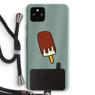 Frisco: Pixel 5a 5G Transparant Hoesje met koord