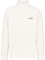 Carhartt WIP sweat zippé à logo brodé - Blanc