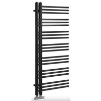 Handdoekradiator Sapho Dorlion Recht 50x120 cm Mat Zwart Sapho