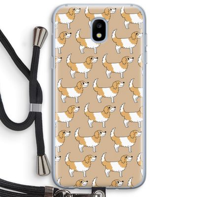 Doggy: Samsung Galaxy J5 (2017) Transparant Hoesje met koord