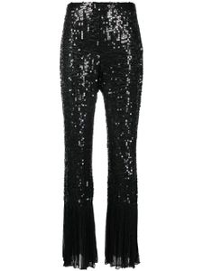 Gianfranco Ferré Pre-Owned pantalon brodé de sequins (années 1990) - Noir