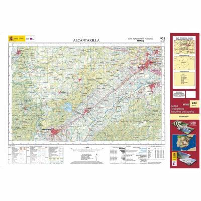 Topografische kaart 933 MT50 Alcantarilla | CNIG - Instituto Geográfico Nacional1