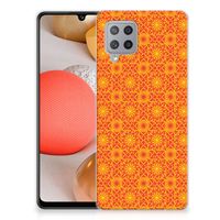 Samsung Galaxy A42 TPU bumper Batik Oranje