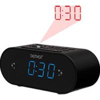 Enzo Denver Wekkerradio met projectie LED zwart - 8140220 Enzo Denver Wekkerradio met projectie LED zwart - 8140220