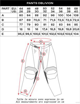 UFO PLAST broek "mx oblivion mx trousers ufo oblivion red/white gr. 48