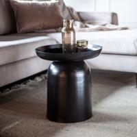 By-Boo Bijzettafel 'Bodie' 45cm, kleur Zwart